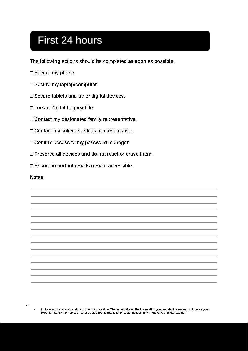 Emergency Access Plan